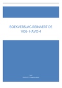 Boekverslag Nederlands  Reinaert de vos, ISBN: 9789053562475