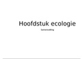 Samenvatting Biologie hoofdstuk Ecologie Havo 3