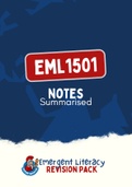 EML1501 - Summarised NOtes