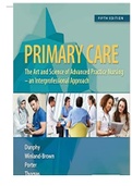Primary Care 5e Dunphy Questions and Answers( 100% correct)