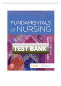 FUNDAMENTALS OF NURSING 10TH EDITION POTTER PERRY TEST BANK (chapter 1-50) complete solutions with Rationale 