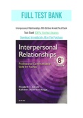 Interpersonal Relationships 8th Edition Arnold Test Bank