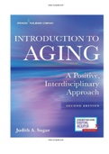 Introduction to Aging A Positive Interdisciplinary Approach 2nd Edition Sugar Test Bank ISBN-13 ‏ : ‎9780826162939