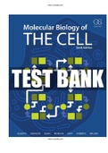 Molecular Biology of the Cell 6th Edition Alberts Test Bank ISBN-13: 9780815345244  |Complete Test Bank | ALL CHAPTERS.