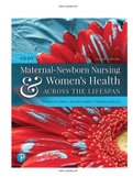 Olds Maternal-Newborn Nursing & Women’s Health Across the Lifespan 11th Edition Patricia Ladewig Test Bank ISBN-13: 9780135206881 |COMPLETE TEST BANK |ALL CHAPTERS .