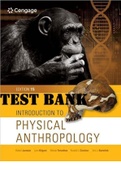 TEST BANK for Introduction to Physical Anthropology 15th Edition by Robert Jurmain, Lynn Kilgore, Wenda Trevathan, Russell L. Ciochon and Eric Bartelink. All Chapters 1-17 (Complete Download) 