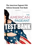 The American Pageant 15th Edition Kennedy Test Bank