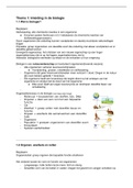Biologie voor jou VWO 4 - Thema 1: Inleiding in de biologie 