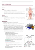 Samenvatting Gastro-enterologie van Pathofysiologie IV (J000499A)