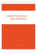 Oplossingen Pedagogie conceptoefeningen/schema's