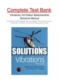 Vibrations 3rd Edition Balachandran Solutions Manual