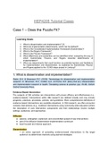 Summary Implementation & Evaluation (HEP4205)