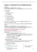 Module 11 - communicatie in de onderwijspraktijk (met examenvragen)