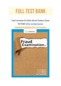 Fraud Examination 6th Edition Albrecht Solutions Manual