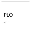 PLO toetsopdracht en presentatie