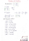 Calculation of Moles  (Mole concept) - Handwritten Concept notes NEET