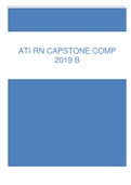 ATI RN CAPSTONE COMP 2019 B