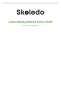 Dé samenvatting van de module Wat is Lean Management uit de Lean Management Green Belt van Skoledo