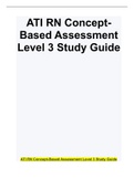 ATI RN Concept-Based Assessment Level 3 Study Guide