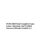 NURS 6660-Psychiatric Mental Health Nurse Practitioner Role I Child And Adolescent Final Complete Exam Latest- Questions And Verified Answers (Already Graded A+ & NURS 6660 -Psychiatric Mental Health Nurse Practitioner Role I: Child And Adolescent Midterm