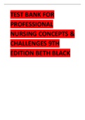 TEST BANK FOR PROFESSIONAL NURSING CONCEPTS & CHALLENGES 9TH EDITION BETH BLACK.pdf