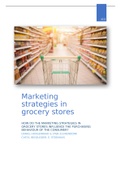 PWS Bedrijfseconomie: Marketing in supermarkten. Cijfer 8.0