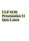 CLP 4110 ED Chapter 1 Quiz | CLP 4110: ED Chapter 2 Quiz Latest | CLP 4110: Chapter 4 Quiz Latest | CLP 4110: Presentation 7 Quiz Latest | CLP 4110: Presentation 8 Quiz Latest 2023 | CLP 4110: Presentation 9 Quiz Latest | CLP 4110: Presentation 10 Quiz La