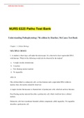  NURS 6325 Patho Test Bank (UNDERSTANDING PATHOPHYSIOLOGY UPDATED)