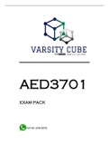 AED3701 EXAM PACK 2022