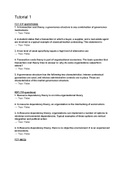 Practice questions tutorials  Organization Theory (441074-B-6) 