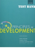 TEST BANK for Principles of Development 6th Edition by Lewis Wolpert, Cheryll Tickle and Alfonso Martinez Arias. All Chapters 1-14_ Complete Download. 