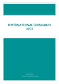 Samenvatting "International Economics", 3de bachelor Handelswetenschappen