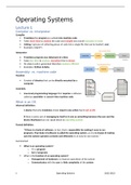 Samenvatting  Operating System Concepts