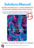Nesters Microbiology A Human Perspective 8th Edition Anderson Solutions Manual