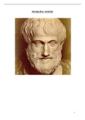 An introduction to Philosophy: Aristotle