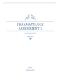 PHARMACOLOGY ASSESSMENT 1 406 Assessment 1 y 2 Farmacology  Assessment 1