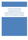 ATI RN Capstone Comprehensive Assessment Proctored Test 2019B (Real Exam)