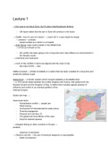 Notes lectures Case Study Syria, Bachelor Security Studies