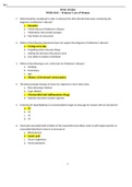 NURS 6531 Final Exam 2 (100% Correct Questions and Answers)
