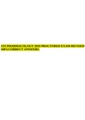 ATI PHARMACOLOGY 2019 PROCTORED EXAM, ATI Pharmacology Proctor Exam, ATI PHARMACOLOGY PROCTORED EXAM({2021/2022}),ATI Pharmacology Antibiotics Part 1 Questions And Answers, ATI PHARMACOLOGY ASSESSMENT (B) 2019,ATI Pharmacology Proctored 2019 Retake 1 Exam