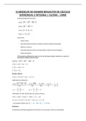 Modelos de exámenes parciales de análisis matemático I / cálculo diferencial e integral I