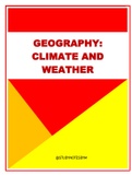 Grade 12 IEB Geography: Climatology 