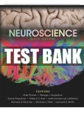 TEST BANK for Neuroscience 6th Edition by Purves Dale, Augustine  George, Fitzpatrick, Hall, LaMantia,  Mooney, and White. (Complete 34 Chapters).