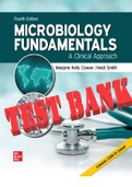 TEST BANK for Microbiology Fundamentals: A Clinical Approach 4th Edition by Marjorie Kelly Cowan, Heidi Smith and Jennifer Lusk.  ISBN-. (All Chapters 1-22)
