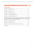 Complete samenvatting Ontwikkelingsstoornissen (560110-B-6), incl. oefenvragen. Zelf een 9,5 gehaald