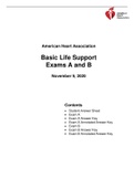 BLS Instructor Essentials Exams A and B American Heart Association