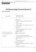 ATI Pharmacology proctored Exam Test Bank 1