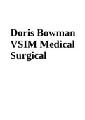 RNSG 1261: Doris Bowman VSIM (Medical Surgical Nursing)
