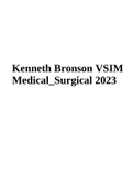  RNSG 1261 - Medical-Surgical Nursing | Kenneth Bronson VSIM
