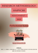 HMPYC80 2023 Assignment 1 Memo